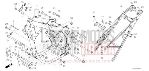FRAME BODY NT1100AP de 2023